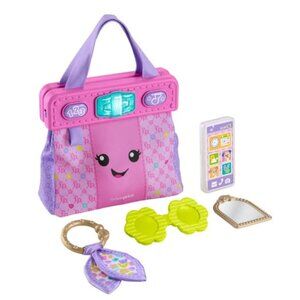 New Fisher-Price Laugh & Learn Going Places Learning Toy Purse & Accessories.
